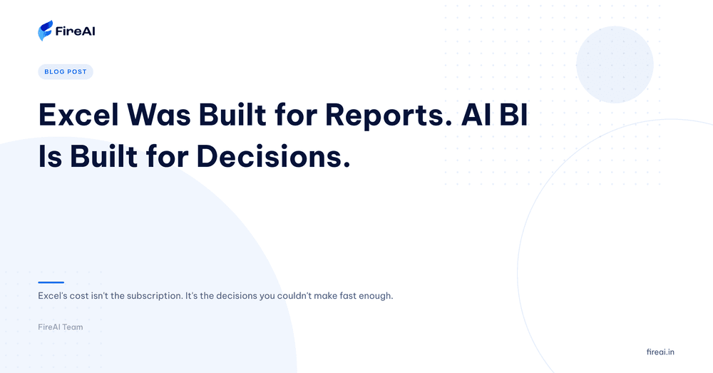Why Indian SMBs Are Switching from Excel to AI-Powered BI in 2026
