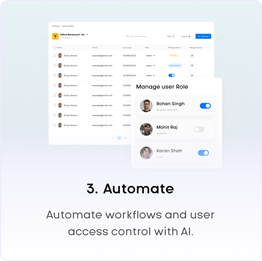 Share insights with your team and make informed decisions together in real-time